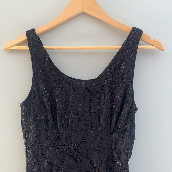 Black Sequin Dress - Picture 2 of 4
